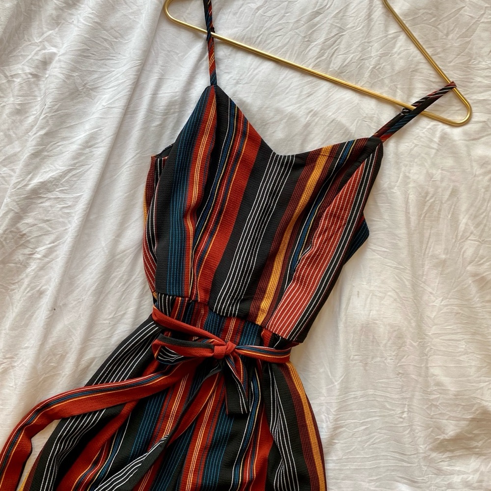 Monteau Striped Pant Jumpsuit